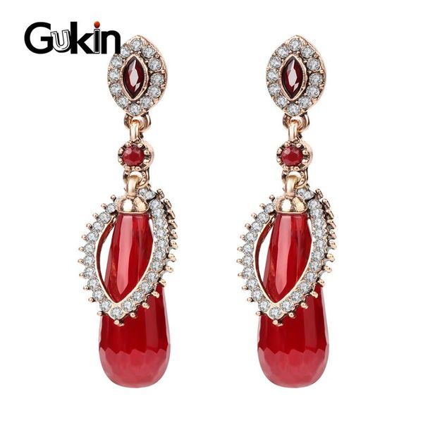 Gukin 2021 Earrings Red Natural Stone Antique Gold Color Vintage Boho Jewelry Luxury Marriage Women's Gift Dangle & Chandelier, Silver
Gukin 2021 Earrings Red Natural Stone Antique Gold Color Vintage Boho Jewelry Luxury Marriage Women's Gift Dangle & Chandelier, Silver