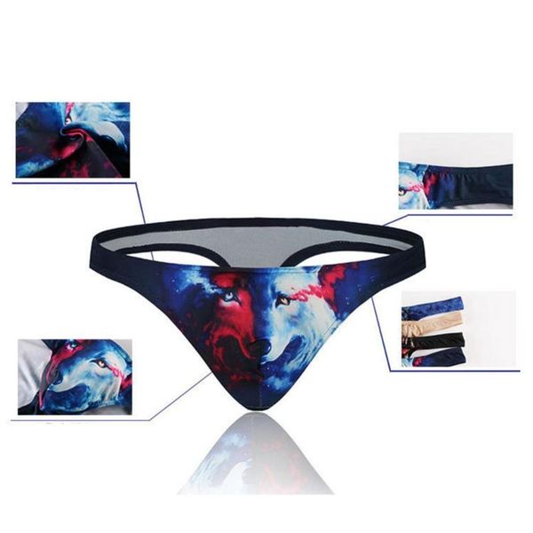 underpants 50% 3d animal print men u convex bulge pouch g-string thongs low rise underwear, Black;white
underpants 50% 3d animal print men u convex bulge pouch g-string thongs low rise underwear, Black;white