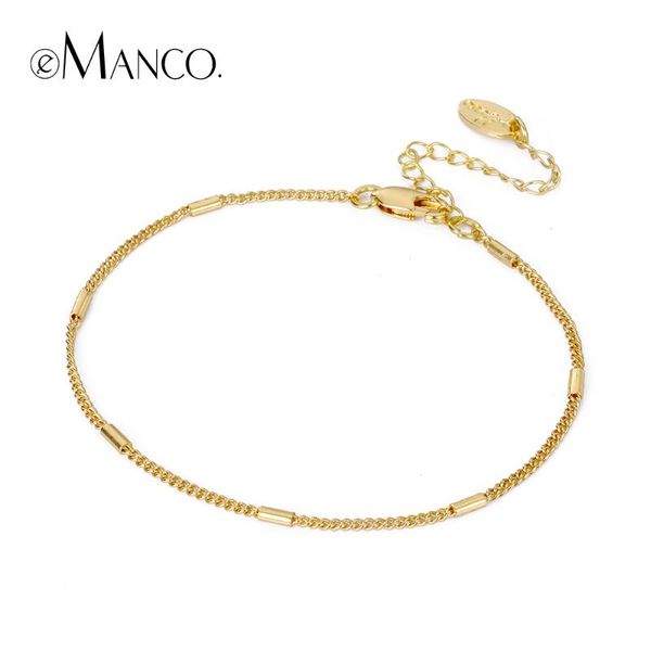 link, chain women bracelet simple design gold color & bangle for fashion jewelry gifts pulseras mujer pulseira feminina, Black
link, chain women bracelet simple design gold color & bangle for fashion jewelry gifts pulseras mujer pulseira feminina, Black