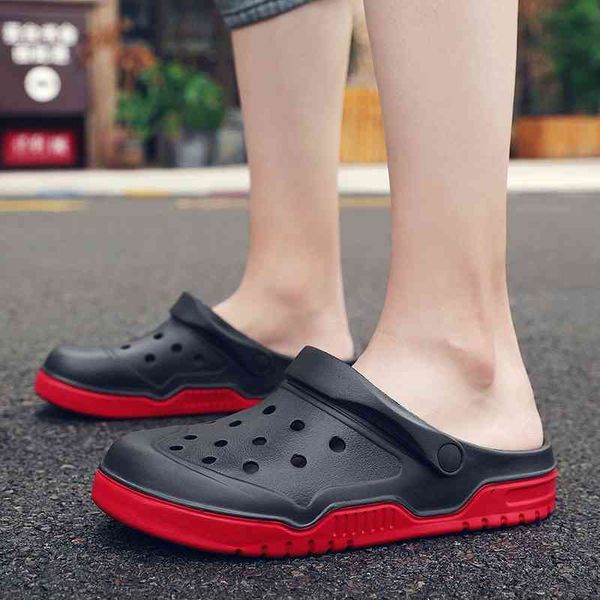 new sandalias limited summer sandals flat slippers 2021 men's crocks clogs jelly beach shoes lightweight breathable 5h6p, Black
new sandalias limited summer sandals flat slippers 2021 men's crocks clogs jelly beach shoes lightweight breathable 5h6p, Black