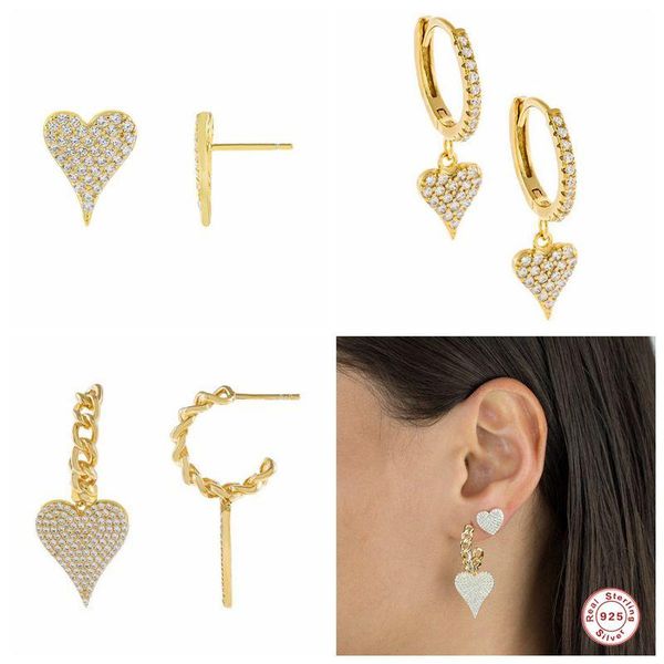 hoop & huggie mc 925 sterling silver earrings woman heart diamond piercing earring for wedding party 2021 korean fancy jewelry, Golden;silver
hoop & huggie mc 925 sterling silver earrings woman heart diamond piercing earring for wedding party 2021 korean fancy jewelry, Golden;silver