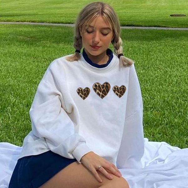 women's hoodies & sweatshirts women hoody fashion autumn winter casual wear simple round neck love leopard print loose euro-america sty, Black
women's hoodies & sweatshirts women hoody fashion autumn winter casual wear simple round neck love leopard print loose euro-america sty, Black