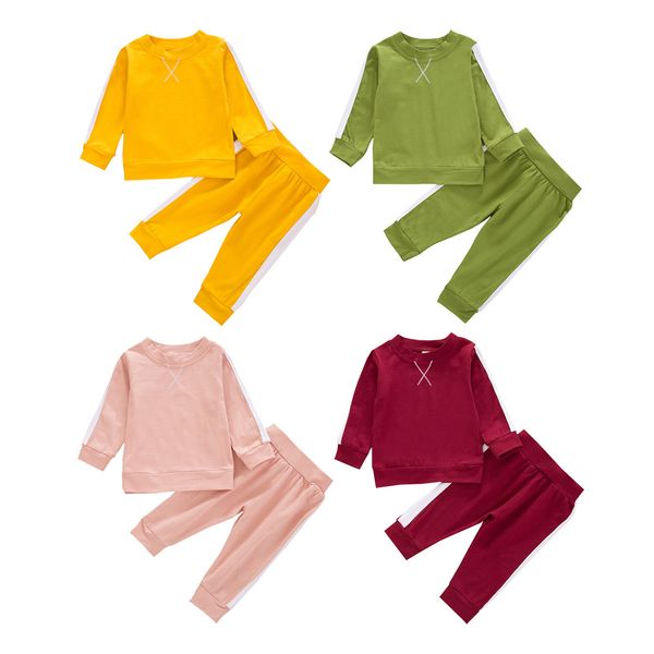 infant baby girls boys outfits 2-piece fashion casual solid color long sleeve round neck hoodie + pants suit, White
infant baby girls boys outfits 2-piece fashion casual solid color long sleeve round neck hoodie + pants suit, White
