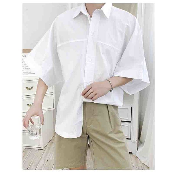 half a summer coiffure casual white tide fine man bat solid sew shirt s7do, White;black
half a summer coiffure casual white tide fine man bat solid sew shirt s7do, White;black