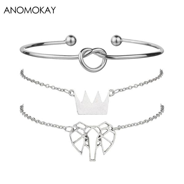 drop design silver plated elephant heart crown chain & link bracelet set simple style wrap jewelry bangle link,, Black
drop design silver plated elephant heart crown chain & link bracelet set simple style wrap jewelry bangle link,, Black