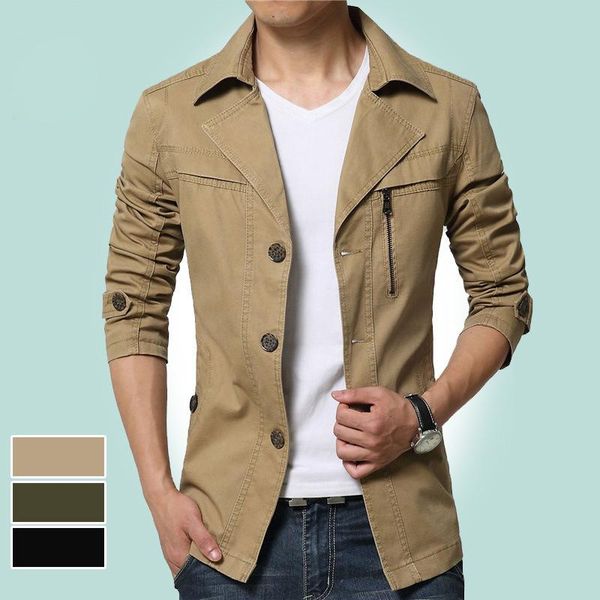 men's jackets tactical military men bomber clothes brand designer army style jacket long hombre fashion black green khaki coats, Black;brown
men's jackets tactical military men bomber clothes brand designer army style jacket long hombre fashion black green khaki coats, Black;brown
