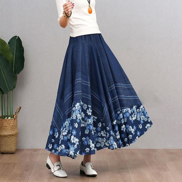 skirts tiyihailey 2021 long maxi a-line women elastic waist spring and autumn denim vintage print big hem jeans, Black
skirts tiyihailey 2021 long maxi a-line women elastic waist spring and autumn denim vintage print big hem jeans, Black