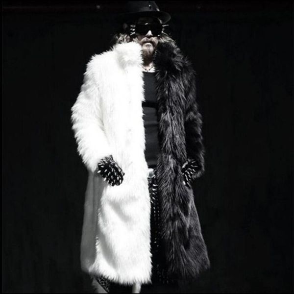 men's fur & faux s-3xl 2021 winter men clothes coat imitation large size windbreaker hairstylist singer stage costumes, Black
men's fur & faux s-3xl 2021 winter men clothes coat imitation large size windbreaker hairstylist singer stage costumes, Black