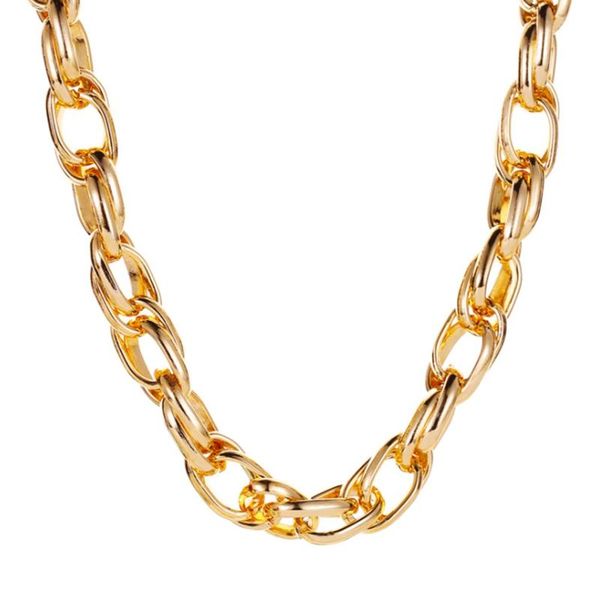product personality simple metal thick chain necklace exaggerated punk style ladies chains, Silver
product personality simple metal thick chain necklace exaggerated punk style ladies chains, Silver
