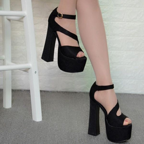 dress shoes 2021 summer women's sandals super thick with dance t taiwan ultra high heel waterproof platform, Black
dress shoes 2021 summer women's sandals super thick with dance t taiwan ultra high heel waterproof platform, Black