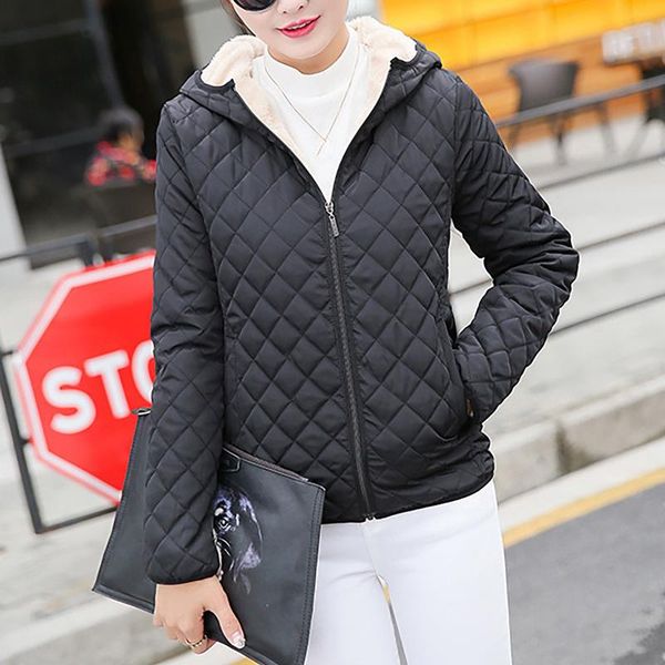 women's down & parkas women winter jackets solid warm female plush coat thick parka ladies hooded outerwear plus size 3xl z31, Black
women's down & parkas women winter jackets solid warm female plush coat thick parka ladies hooded outerwear plus size 3xl z31, Black