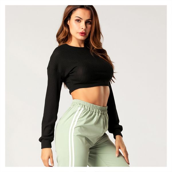 t shirts 2021 solid color long-sleeved upper garment fashion all-match sweater, White
t shirts 2021 solid color long-sleeved upper garment fashion all-match sweater, White