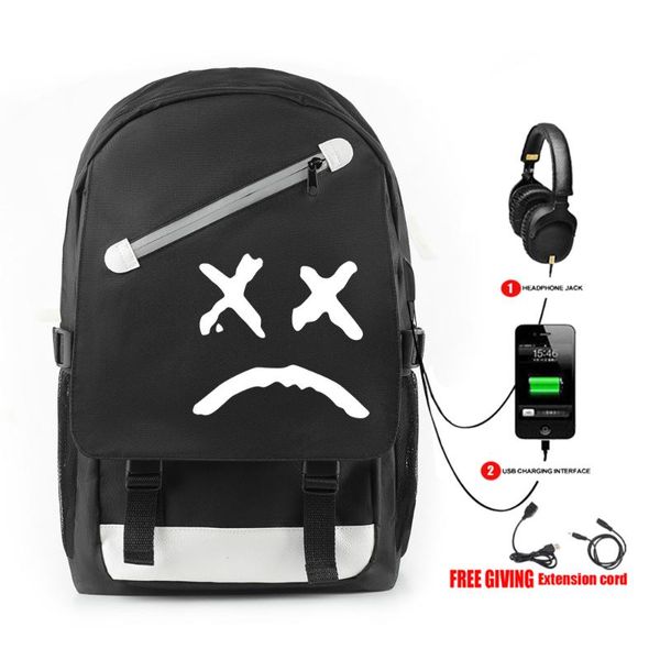 backpack lil peep cool men women backpacks usb interface lapbag teenager boys girls oxford waterproof travel bags
backpack lil peep cool men women backpacks usb interface lapbag teenager boys girls oxford waterproof travel bags