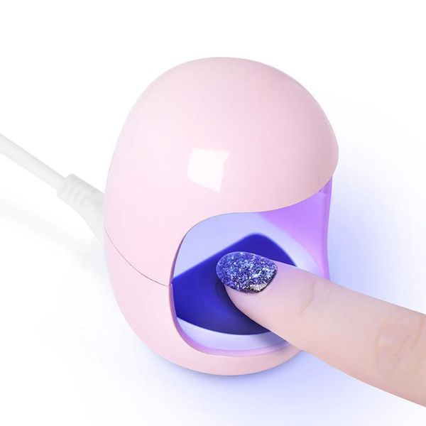 nail dryers mini portable led uv dryer lamp egg-shaped single gel polish machine 3w soyw889