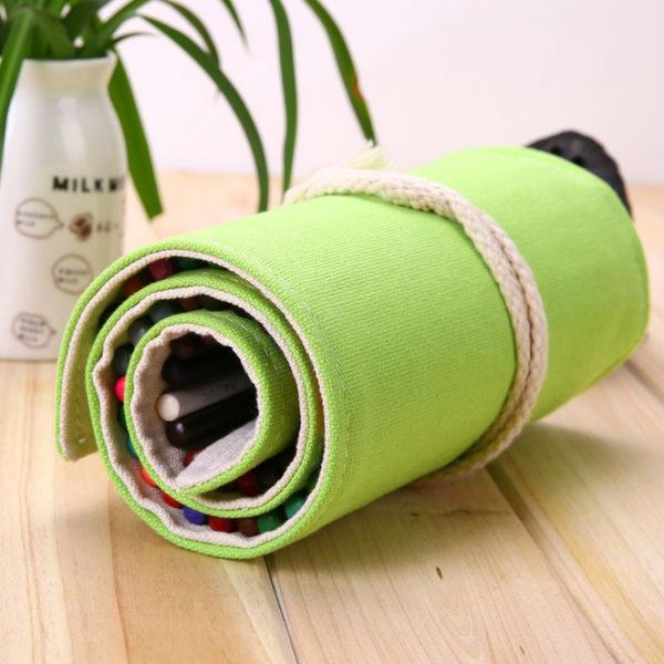 36/48/72 holes simple color pencil case creative man and woman fabric bag box canvas roll characteristics bags
36/48/72 holes simple color pencil case creative man and woman fabric bag box canvas roll characteristics bags