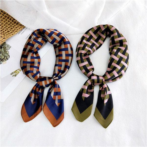 scarves lady's polka dot printed scarf patchwork plaid silk 70*70cm, Blue;gray
scarves lady's polka dot printed scarf patchwork plaid silk 70*70cm, Blue;gray