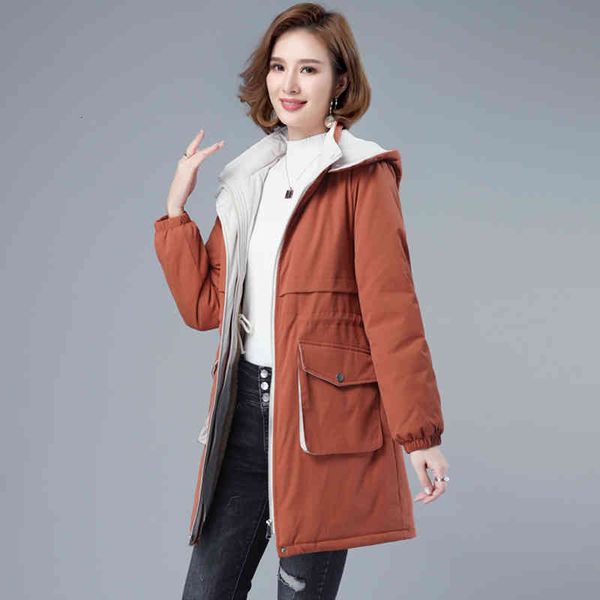 tracksuits autumn and winter clothes in addition to velvet thick women's fashionable jacket with cotton-quilted hoodie outwear parka y4, Gray
tracksuits autumn and winter clothes in addition to velvet thick women's fashionable jacket with cotton-quilted hoodie outwear parka y4, Gray