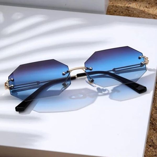 sunglasses metal frame polygon rectangle rimless women brand designer fashion pochromic glasses square sun eyewear, White;black
sunglasses metal frame polygon rectangle rimless women brand designer fashion pochromic glasses square sun eyewear, White;black