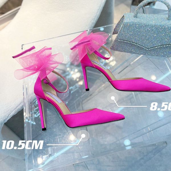 ladies sandals bow fashion pointed toe high heels 2022 european and american style new catwalk classic women's shoes, Black
ladies sandals bow fashion pointed toe high heels 2022 european and american style new catwalk classic women's shoes, Black