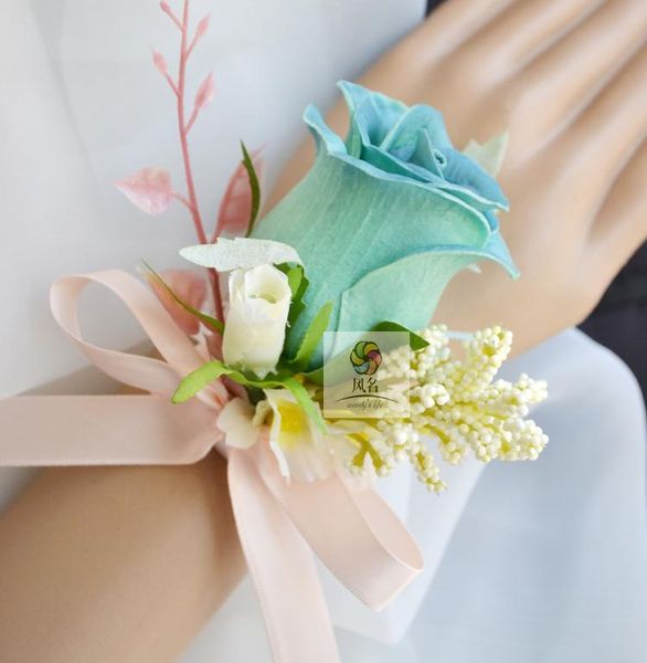 pu rose blue pink artificial bride bridesmaid hand wrist silk wedding flower girl bracelet bridal wristband corsage accessories
pu rose blue pink artificial bride bridesmaid hand wrist silk wedding flower girl bracelet bridal wristband corsage accessories