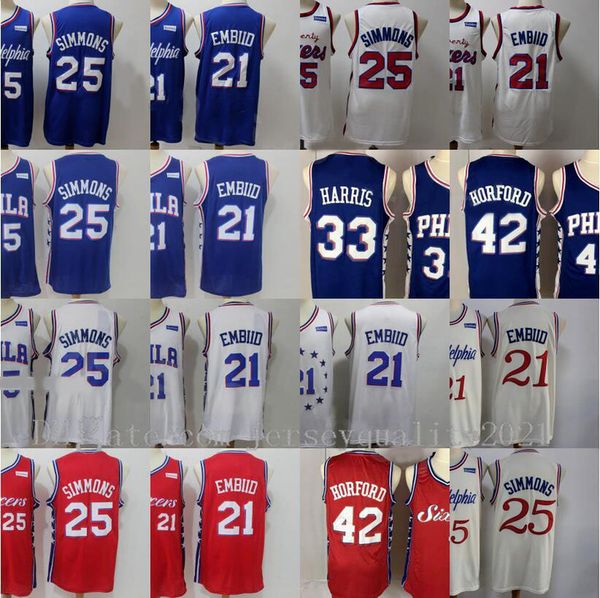 professional men basketball joel embiid jerseys 21 ben simmons 25 al horford 42 tobias harris 33 team color blue white red beige fhigh/size, Black;red
professional men basketball joel embiid jerseys 21 ben simmons 25 al horford 42 tobias harris 33 team color blue white red beige fhigh/size, Black;red