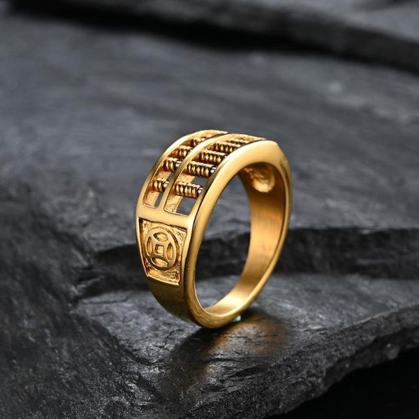cluster rings gold abacus copper coins for men stainless steel rich lucky ring punk fashion jewelry us size 7-12, Golden;silver
cluster rings gold abacus copper coins for men stainless steel rich lucky ring punk fashion jewelry us size 7-12, Golden;silver
