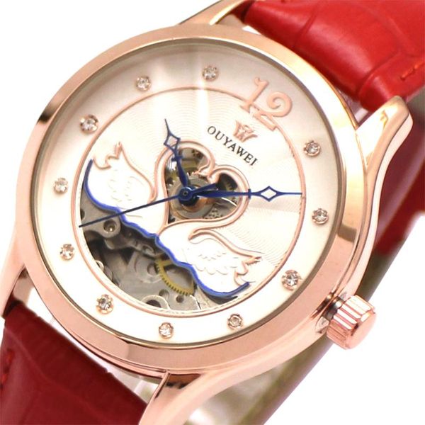 wristwatches 2021 fashion brand women automatic mechanical watch ladies skeleton watches genuine leather clock relogio feminino, Slivery;brown
wristwatches 2021 fashion brand women automatic mechanical watch ladies skeleton watches genuine leather clock relogio feminino, Slivery;brown