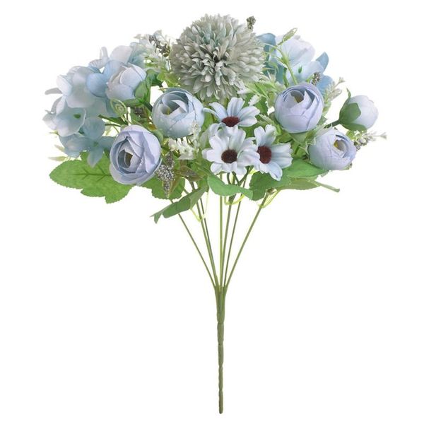 decorative flowers & wreaths 7 heads hydrangea artificial bouquet silk blooming fake tea bud hand flower wedding decor cloth for party
decorative flowers & wreaths 7 heads hydrangea artificial bouquet silk blooming fake tea bud hand flower wedding decor cloth for party