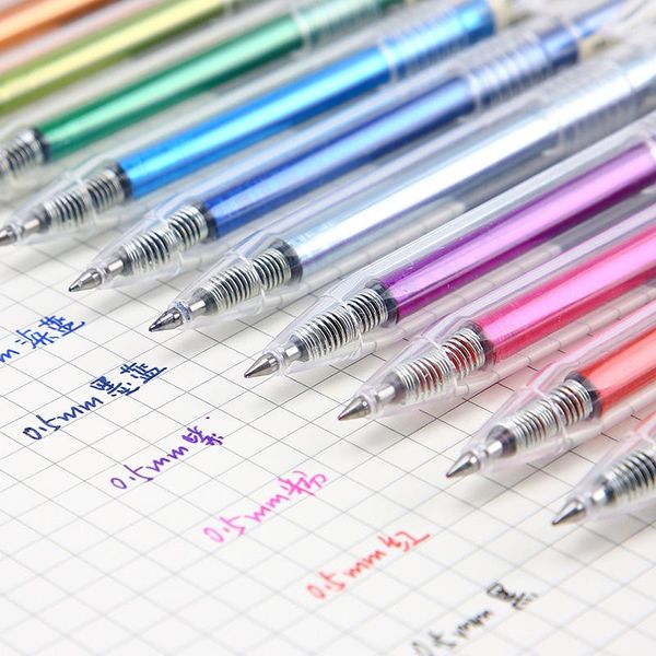 gel pens 12 colors gel-ink color pens, colorful pen for school, kawaii stationery 0.5mm
gel pens 12 colors gel-ink color pens, colorful pen for school, kawaii stationery 0.5mm