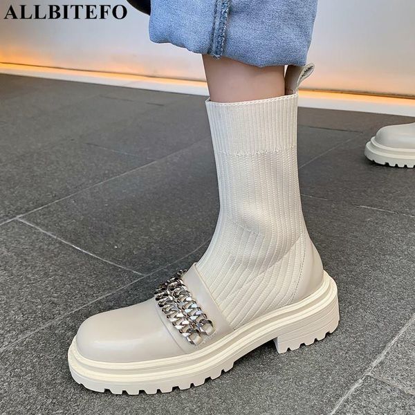boots allbitefo chain design real genuine leather thick heel non-slip ankle for women high shoes femme bottes, Black
boots allbitefo chain design real genuine leather thick heel non-slip ankle for women high shoes femme bottes, Black
