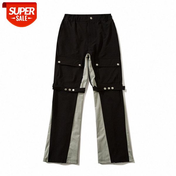 vibe style zipper design color-blocking casual pants men's wind trousers open fork overalls wide-leg flared #qa4p, Black
vibe style zipper design color-blocking casual pants men's wind trousers open fork overalls wide-leg flared #qa4p, Black