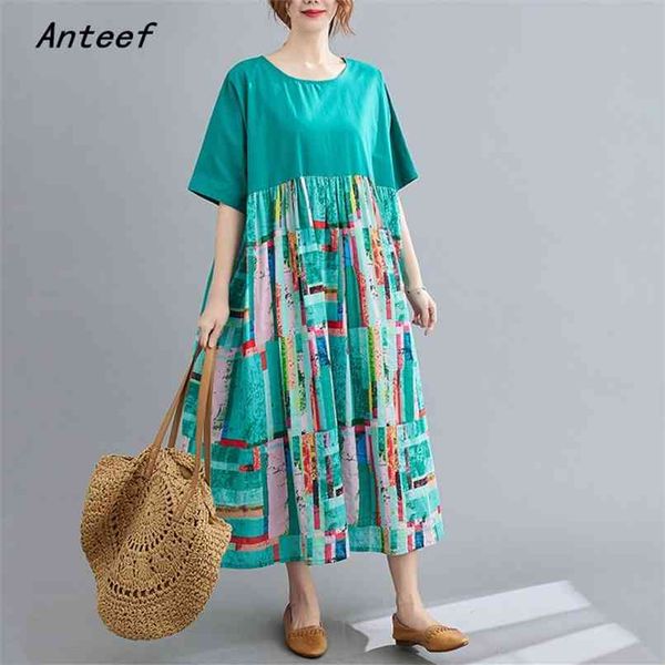 short sleeve plus size cotton vintage dresses for women casual loose long summer sun dress elegant clothes ladies sundress 210517, Black;gray
short sleeve plus size cotton vintage dresses for women casual loose long summer sun dress elegant clothes ladies sundress 210517, Black;gray