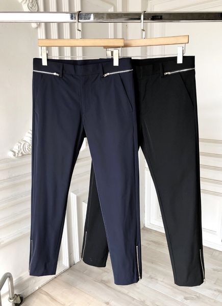 capris 2021 Spring Summer Luxury Design Quality Men's Pencil Streetwear Pants, Black;white