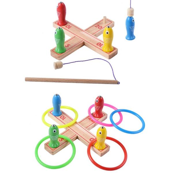 fishing ring toss game set creative wooden kids colorful parent-child interactive toys accessories
fishing ring toss game set creative wooden kids colorful parent-child interactive toys accessories
