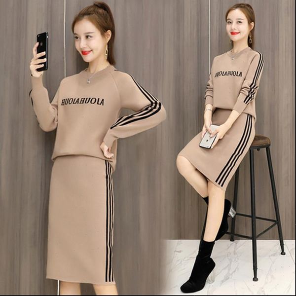 autumn womens tracksuits knitting 2 piece suite women long sleeve sweater pullover elastic waist knitted skirt female suit, Gray
autumn womens tracksuits knitting 2 piece suite women long sleeve sweater pullover elastic waist knitted skirt female suit, Gray