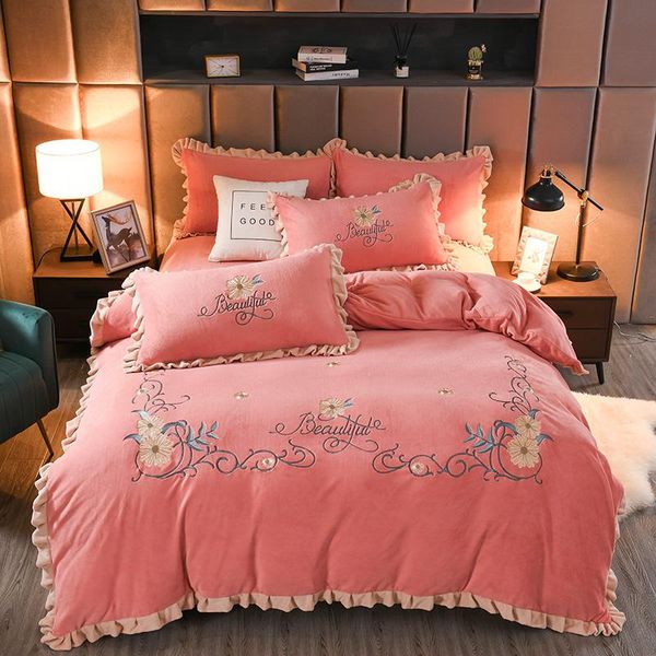 winter soft warm crystal velvet flannel fleece floral embroidery bedding set ruffle double duvet cover bed sheet pillowcases sets
winter soft warm crystal velvet flannel fleece floral embroidery bedding set ruffle double duvet cover bed sheet pillowcases sets