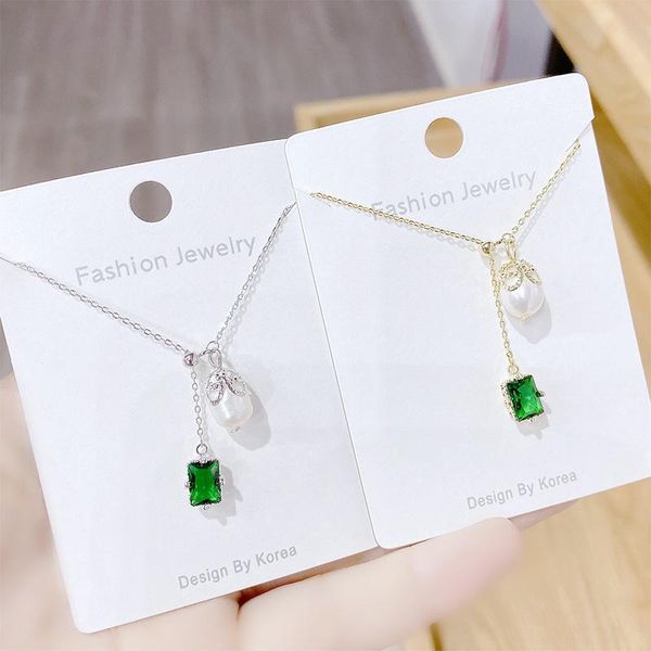 chains 14k gold plated pearl necklace shining bling zircon women clavicle chain elegant square charm wedding pendant jewelry, Silver
chains 14k gold plated pearl necklace shining bling zircon women clavicle chain elegant square charm wedding pendant jewelry, Silver