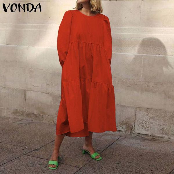 women's fashion long sleeve dress casual solid holiday pleated dresses vonda loose cotton robe bohemian vestidos s-5xl, Black;gray
women's fashion long sleeve dress casual solid holiday pleated dresses vonda loose cotton robe bohemian vestidos s-5xl, Black;gray