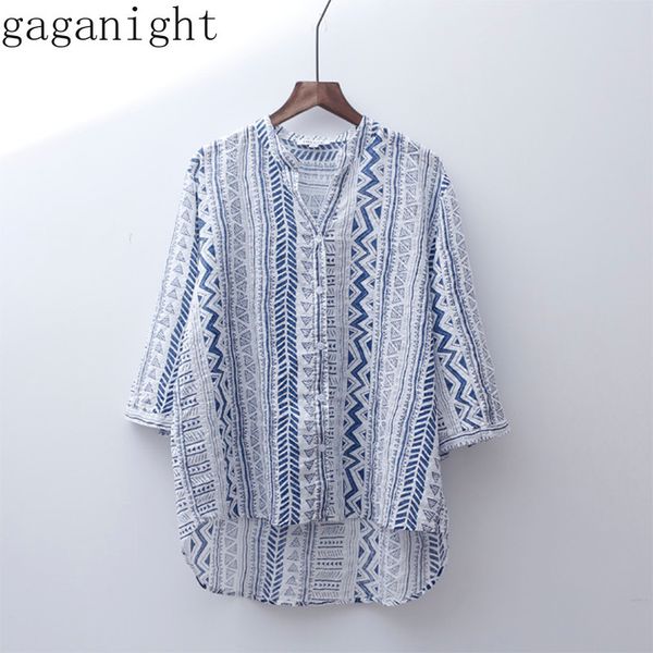 gagarich women cotton linen indie folk blouse geometric blue v neck thin summer blusa female casual plus size office lady shirt 210519, White
gagarich women cotton linen indie folk blouse geometric blue v neck thin summer blusa female casual plus size office lady shirt 210519, White