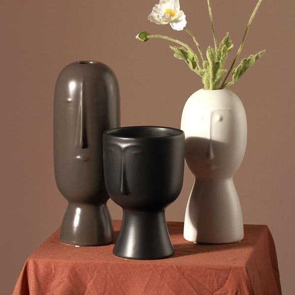 vases nordic matte ceramic vase decoration art human face hydroponic flower pots living room home soft interior furnishings
vases nordic matte ceramic vase decoration art human face hydroponic flower pots living room home soft interior furnishings
