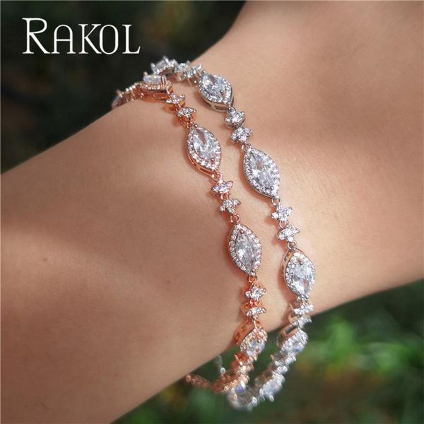 link, chain rakol arrival fashion cubic zircon marquise cut adjustable bracelets bangles for women shiny wedding party jewelry rb007, Black
link, chain rakol arrival fashion cubic zircon marquise cut adjustable bracelets bangles for women shiny wedding party jewelry rb007, Black