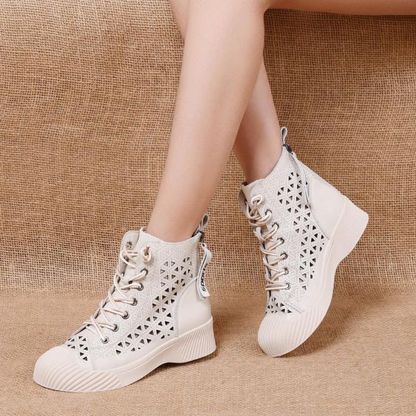 boots gktinoo summer women's hollow out ankle genuine leather shoes woman low square heel ladies zip breathable, Black
boots gktinoo summer women's hollow out ankle genuine leather shoes woman low square heel ladies zip breathable, Black