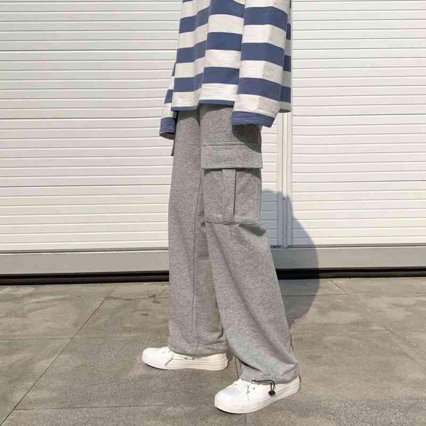 men's pants autumn sweatpants fashion solid color multi-pocket men streetwear loose hip-hop straight wide-leg mens m-2xl 9ptm, Black
men's pants autumn sweatpants fashion solid color multi-pocket men streetwear loose hip-hop straight wide-leg mens m-2xl 9ptm, Black