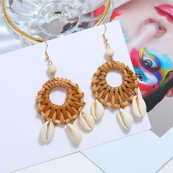 pinksee 2021 bohemia sweet bamboo rattan straw weave natural shell tassel dangle earrings women girls summer beach jewelry & chandelier, Silver
pinksee 2021 bohemia sweet bamboo rattan straw weave natural shell tassel dangle earrings women girls summer beach jewelry & chandelier, Silver