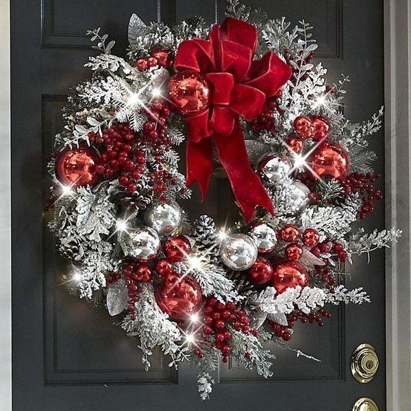 decorative flowers & wreaths hanging ornaments front door wall christmas wreath curtain shopping mall el home outdoor decor
decorative flowers & wreaths hanging ornaments front door wall christmas wreath curtain shopping mall el home outdoor decor