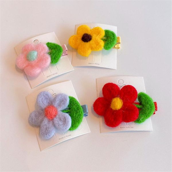 hair accessories 10pcs/lot cute children flower hairpins solid color barrettes wool felt plush clips headdress for girl, Slivery;white
hair accessories 10pcs/lot cute children flower hairpins solid color barrettes wool felt plush clips headdress for girl, Slivery;white