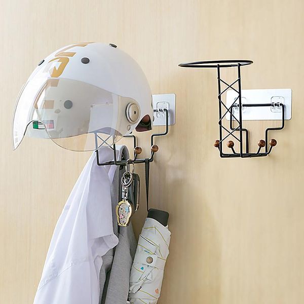 wall-mounted baseball cap rack motorcycle helmet hat bag umbrella storage shelf key ring holder home organizer hooks & rails
wall-mounted baseball cap rack motorcycle helmet hat bag umbrella storage shelf key ring holder home organizer hooks & rails