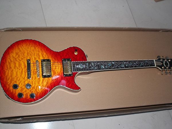 electric guitar front and back cloud pattern veneer cs color vase color shell fingerboard
electric guitar front and back cloud pattern veneer cs color vase color shell fingerboard
