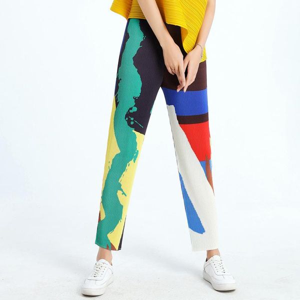 women's pants & capris pleated 2021 summer loose casual wide-leg high waist drape nine-point straight thin section, Black;white
women's pants & capris pleated 2021 summer loose casual wide-leg high waist drape nine-point straight thin section, Black;white