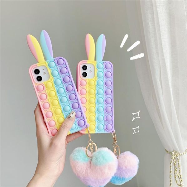 pop fidget reliver stress rabbit ears rainbow phone cases for iphone 12 11pro max 7 8 plus push bubble antistress toys cover
pop fidget reliver stress rabbit ears rainbow phone cases for iphone 12 11pro max 7 8 plus push bubble antistress toys cover